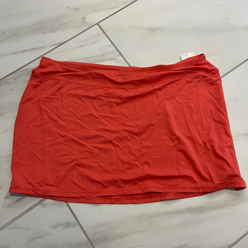 Jantzen Coral Swim Skirt coverup size 10 NWT